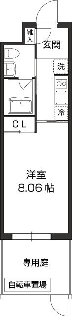 ガーデン荻窪 109号室 間取り