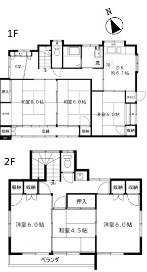 草花戸建（仮） 間取り