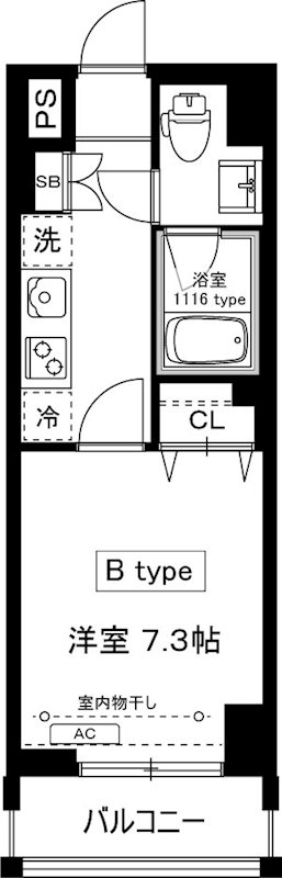 Milebel　chitosedai(ミレベル千歳台） 405号室 間取り