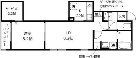 サン・シャトン 302号室 間取り