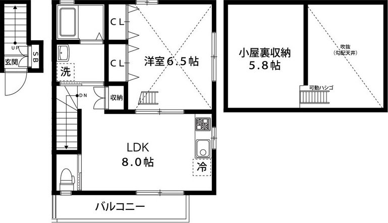 Sun river取手東 202号室 間取り