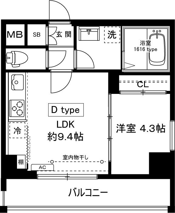 Milebel　chitosedai(ミレベル千歳台） 間取り図