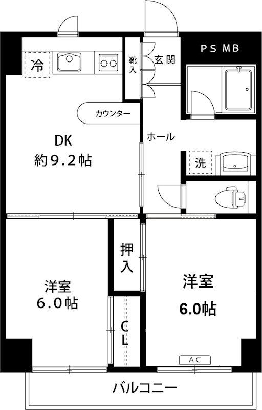 ヴェルドミール梶ヶ谷 101号室 間取り