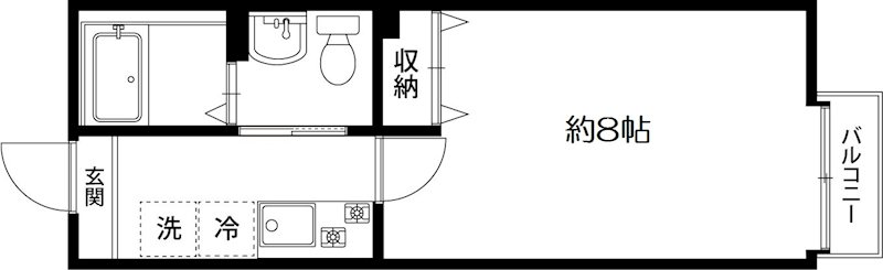 Bellezza 207号室 間取り