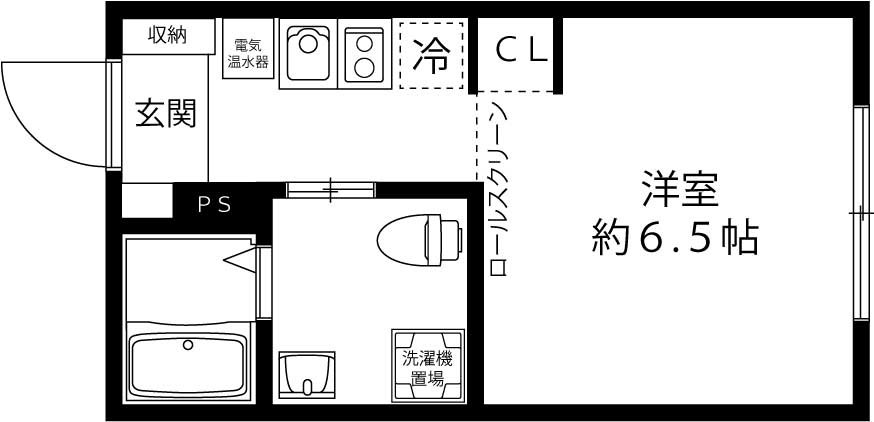 エスポアール明大前 102号室 間取り