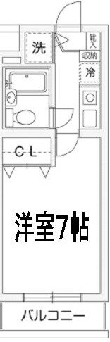 ティアレ宮崎台 215号室 間取り