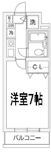 ティアレ宮崎台 404号室 間取り