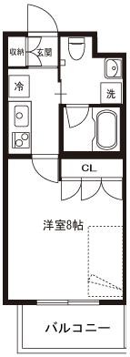 ガーデン千歳船橋 210号室 間取り