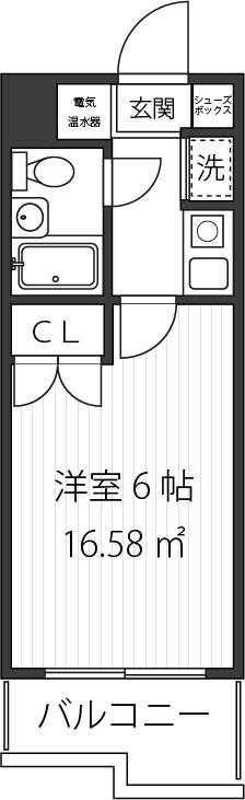 ジョイフル阿佐ヶ谷Ⅱ 317号室 間取り