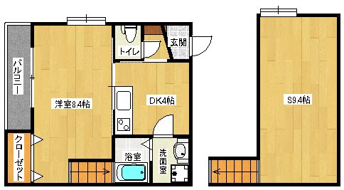 アルファーレ姪浜駅南 203号室 間取り