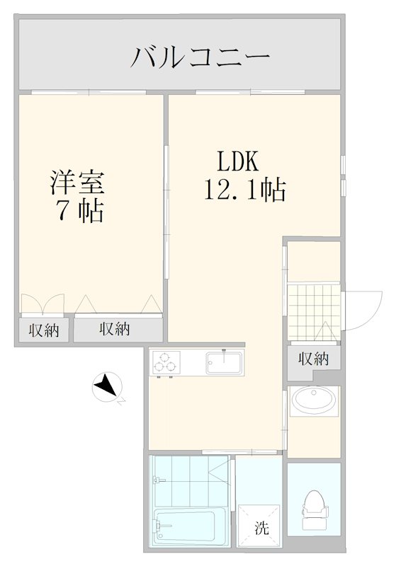 クローバーガーデン荻窪 間取り