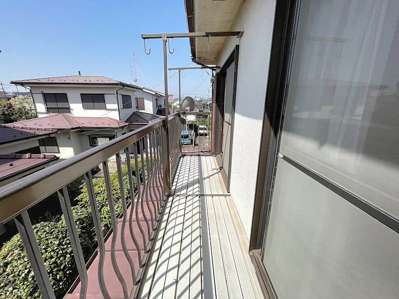 小川5224貸家 ベランダ