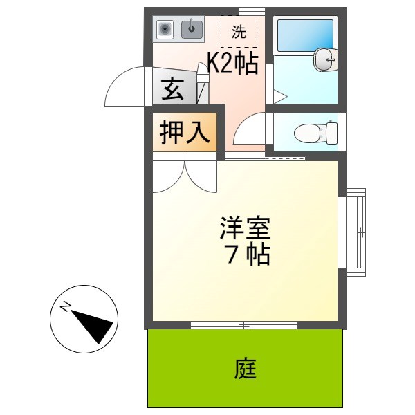 シャトル玉川学園 間取り