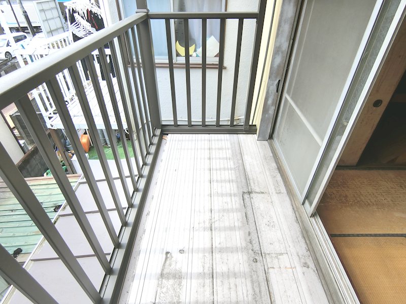 清新5丁目住居付店舗 ベランダ