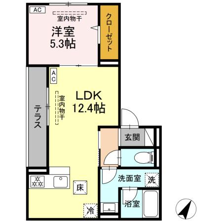 ドムスクレスト南林間 間取り