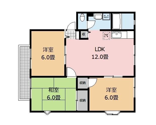 サンビレッジＮＯＷ　Ａ棟 間取り