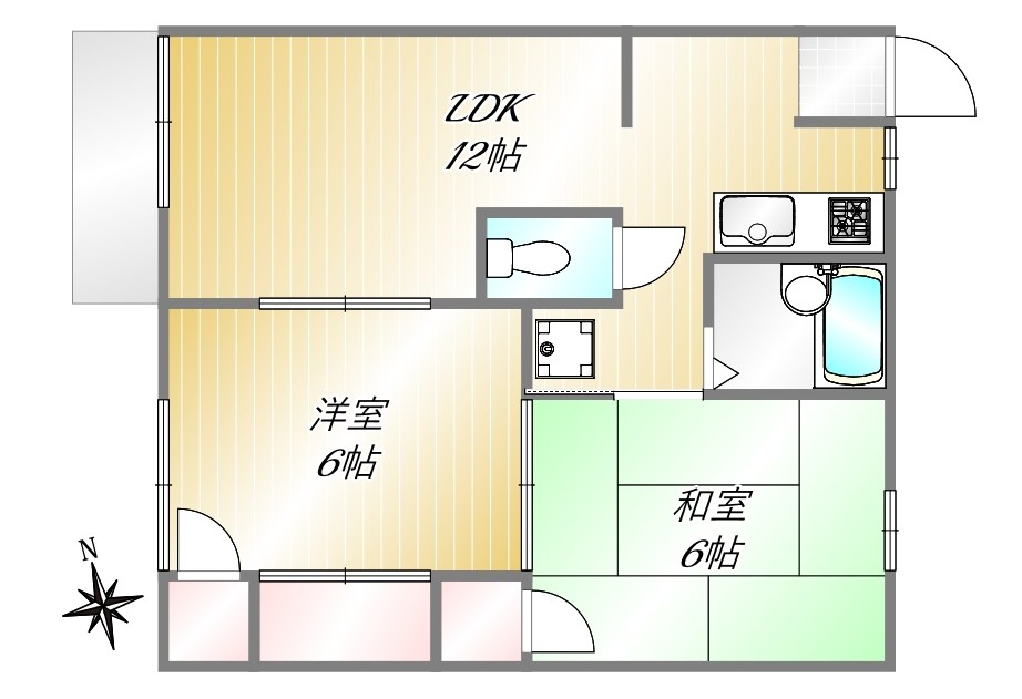 フォーブル橘 間取り