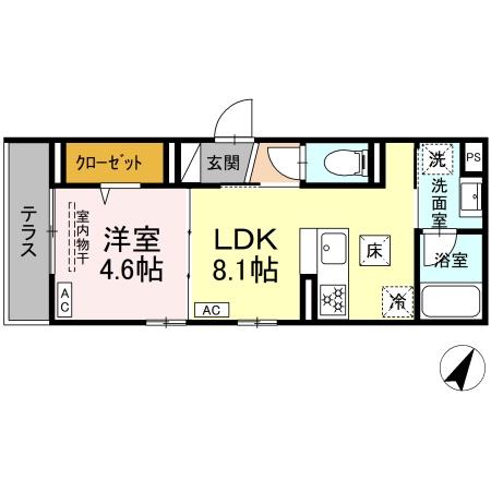 フラクタス南林間 間取り