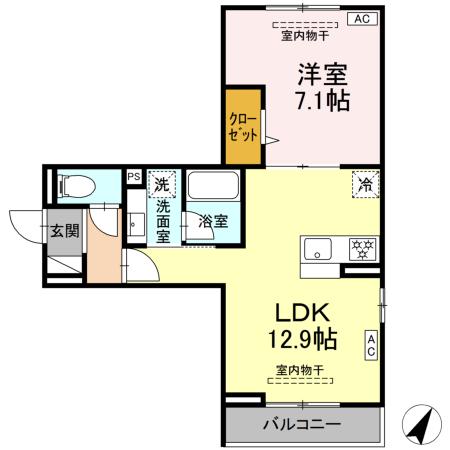 フラクタス南林間 間取り