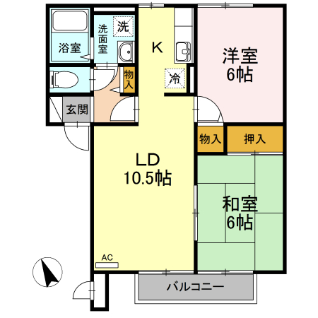 パルテノンロイヤル　Ｂ 間取り