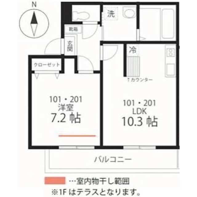 ＱＵＩＥＴ　ＣＲＡＢ　ＨＯＵＳＥ　ＴＯＧＥＴＨＥＲ　長津田 間取り