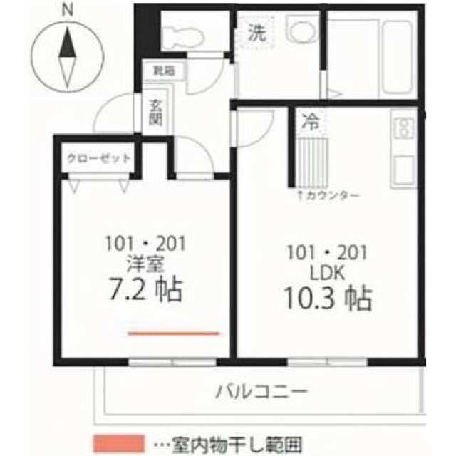 ＱＵＩＥＴ　ＣＲＡＢ　ＨＯＵＳＥ　ＴＯＧＥＴＨＥＲ　長津田 間取り