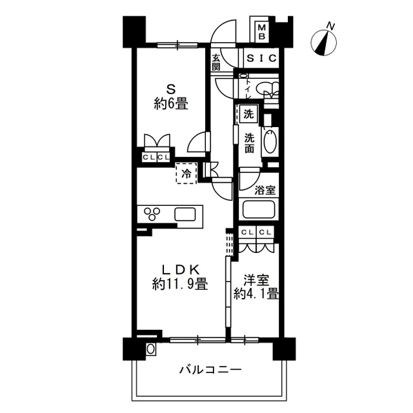 プロミライズ青葉台Ｃ棟 間取り