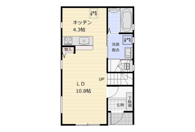 長津田貸家B棟 間取り