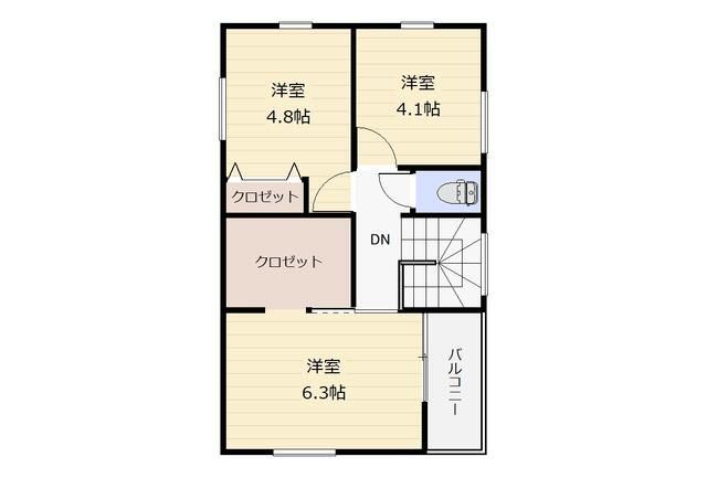 長津田貸家B棟 間取り