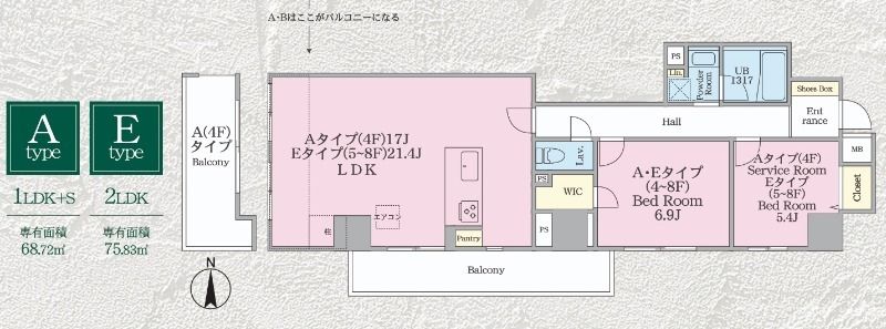 クロスゲート青葉台 間取り