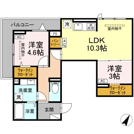 トゥトゥアジュール 間取り