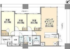 ライオンズ相模大野ステーションエアリスタ 間取り