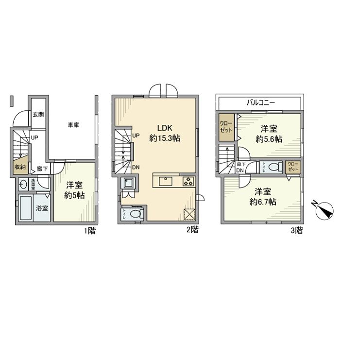 南台戸建 間取り