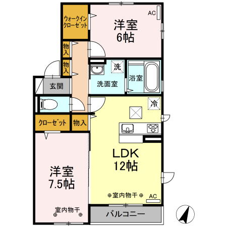 ラフィーネ A 間取り