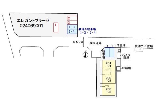 メゾン・サニ－インプレス 駐車場