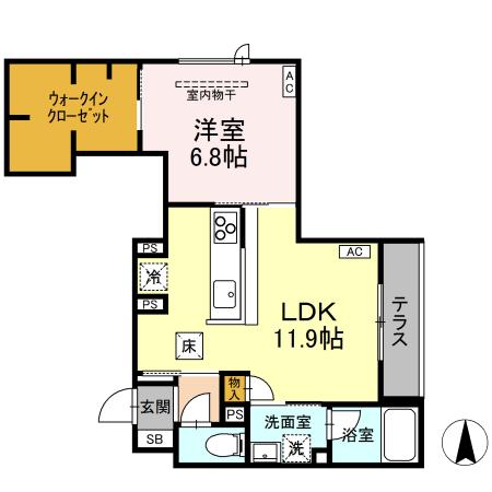 シャーメゾン大和東レジデンス 間取り