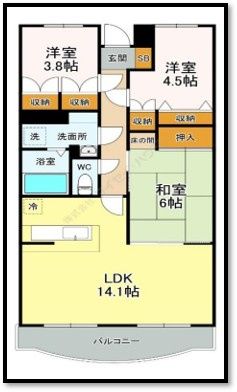 ＬＡＮＤ　ＨＯＭＥＳ 間取り