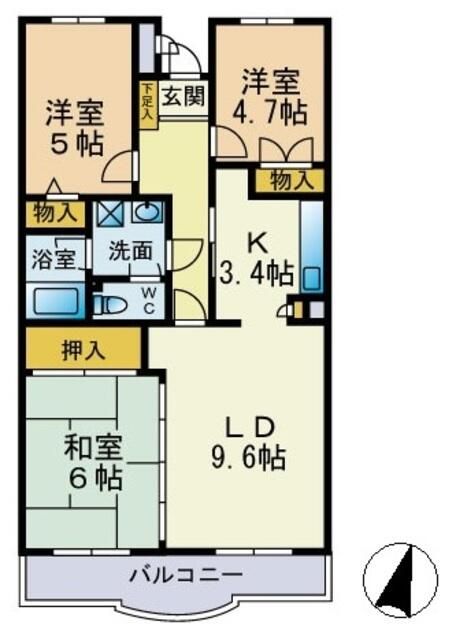 グランドヒル 間取り