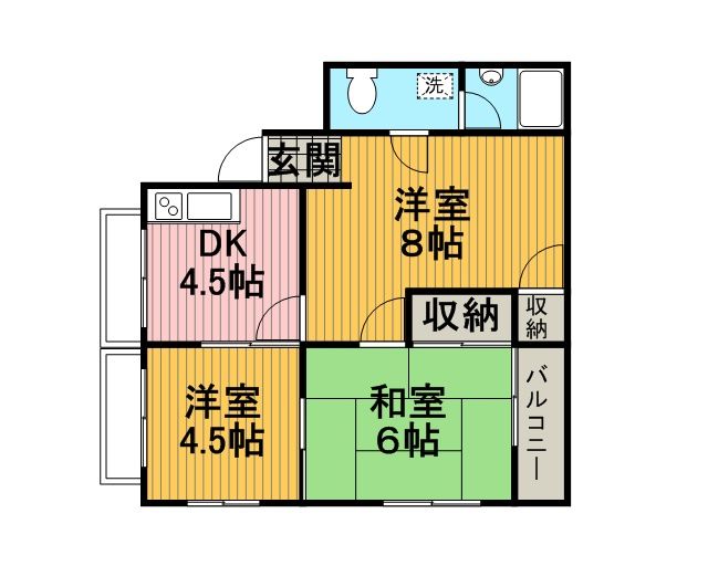 ラセーヌ東林間 間取り