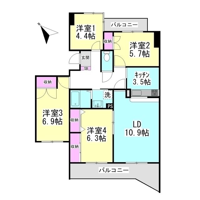 ライムライト松風台３ 間取り