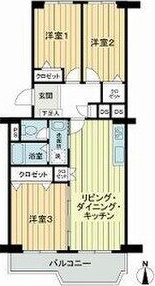 ドルフ青葉台3号棟 間取り
