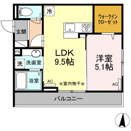 アビタシオン中央林間 間取り