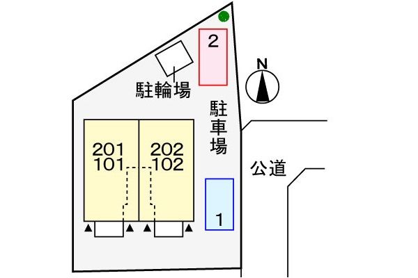 プラシード　カーサ 駐車場