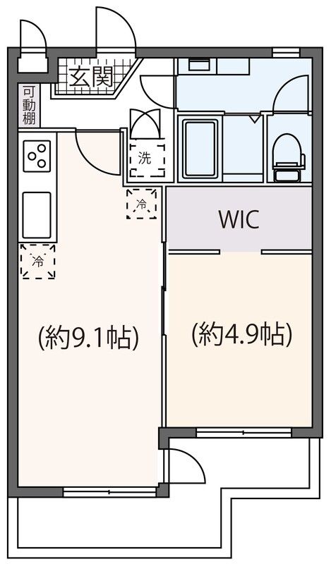グリーンコーポ中央林間 間取り