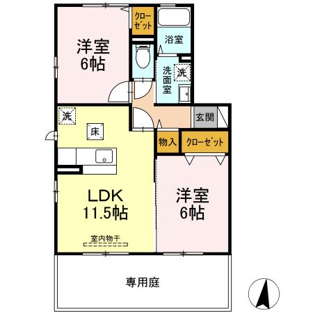 レジデンス　M 間取り