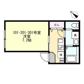 ベイルームグレイス相模大野 間取り