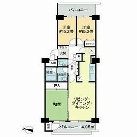 藤和すずかけ台ハイタウン 間取り