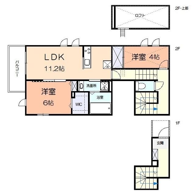 ラ　ルーチェ　櫻 間取り