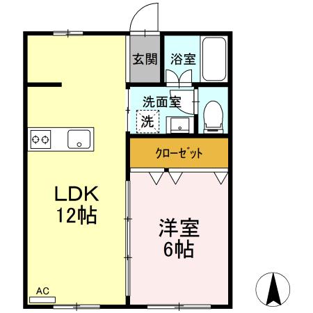 セジュールつきみ野 間取り