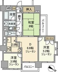 野村ステイツ市が尾 間取り